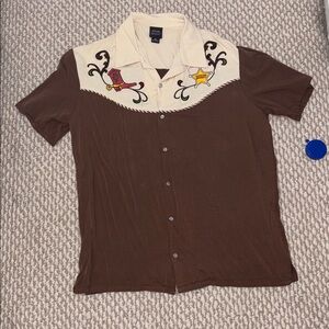 Toy Story Woody Button Down Shirt